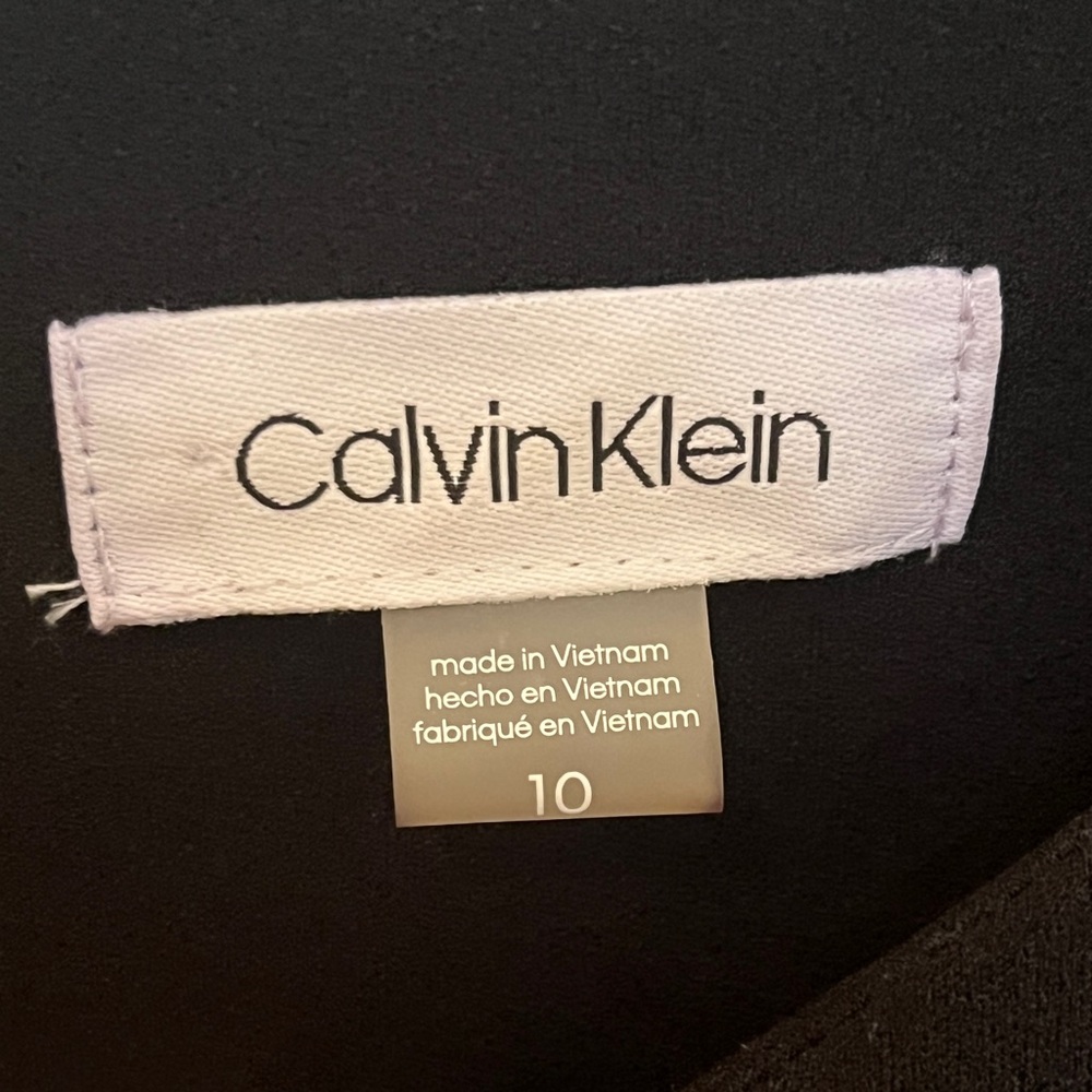 Calvin Klein Elegant Black Dress | Size 10 - Picture 4 of 4